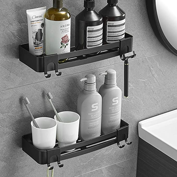  VOLPONE Corner Shower Shelves Glue on Shower Storage